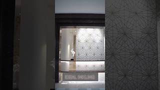 Elegant 3D Wall Panel Design ✨ | Modern Luxury Interior Inspiration 🏡 #Shorts