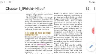 IS IT GOOD TO HAVE A POLITICAL COMPETITION  class 9 CIVICS  chapter 3 Electrol polities