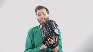 Video thumbnail: Mizuno MVP Prime SE 12'' Baseball Glove: GMVP1200PSE8 Black/Gold