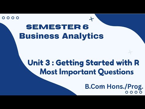 One Shot Revision l Unit 5 Predictive Textual Analysis l Business Analytics l Semester 6 l DU l