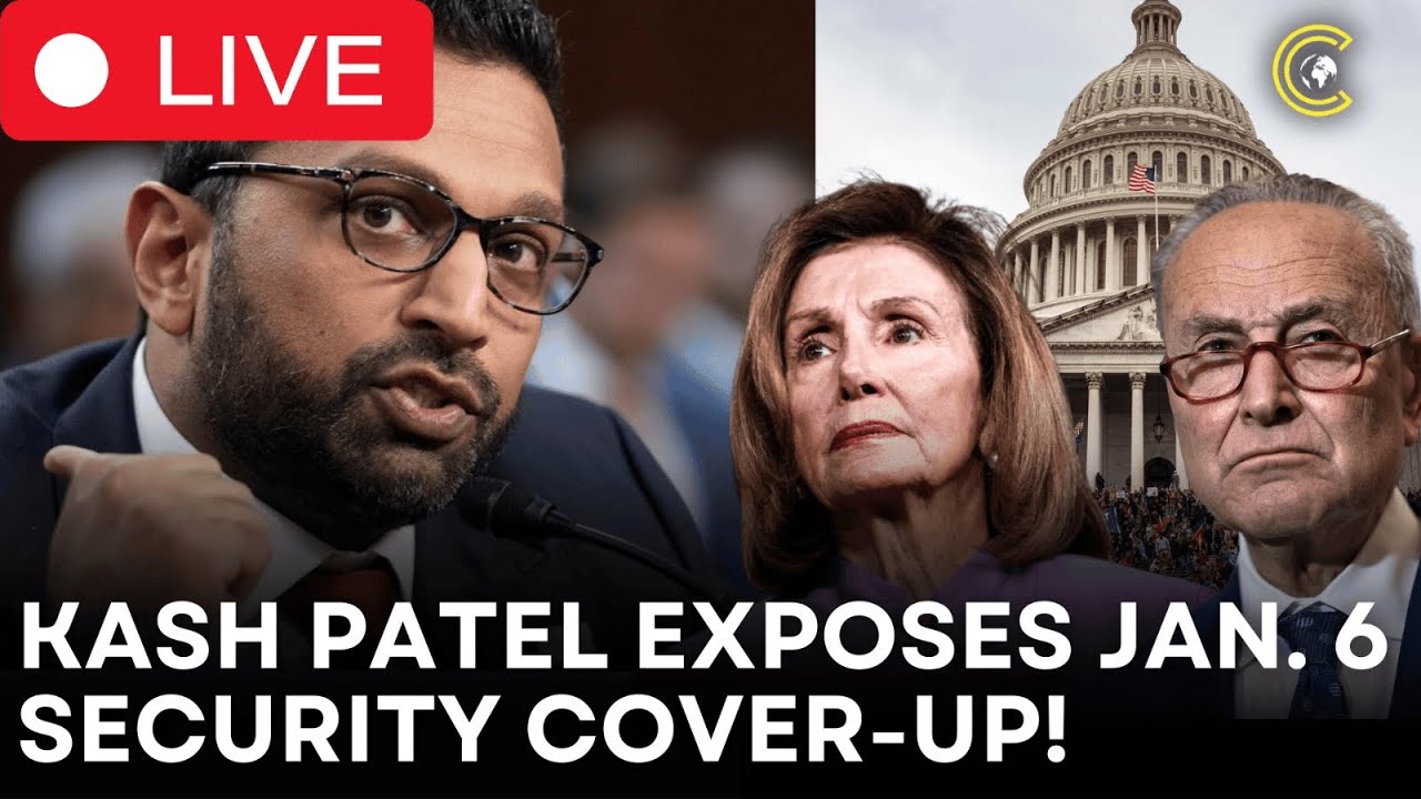 LIVE | Kash Patel Drops J6 Bombshell: Pelosi, Schumer, Bowser Stopped Trump’s Guard | CLRCUT
