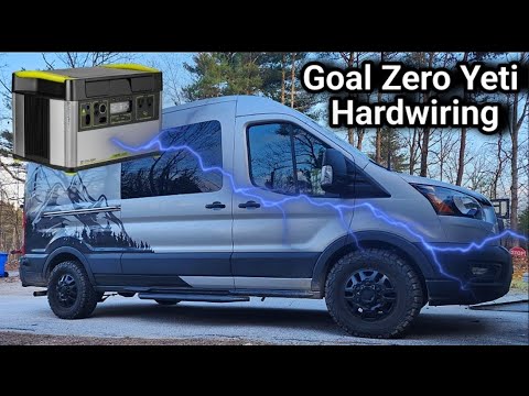 Hardwiring My Goal Zero Yeti 1500x | MTB Van Build | Ford Transit AWD