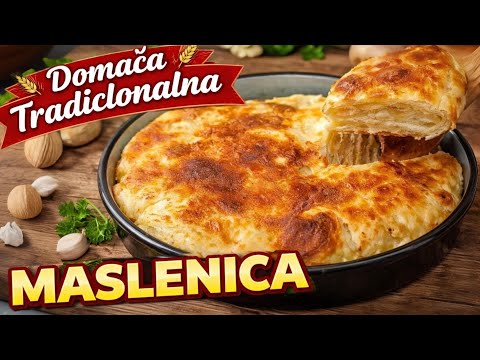DOMAĆA TRADICIONALNA MASLENICA 🥧 | Brzo i Fino Recept Korak po Korak 
