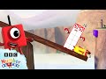 Master Balancing Numbers: Higher or Lower | Learn to count | Maths game for Kids | @Numberblocks