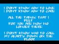 I Don't Know How to Love You Anymore by Evan and Jaron