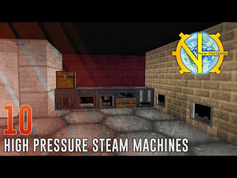 GregTech New Horizons #10 - Wrought Iron - High Pressures Machines