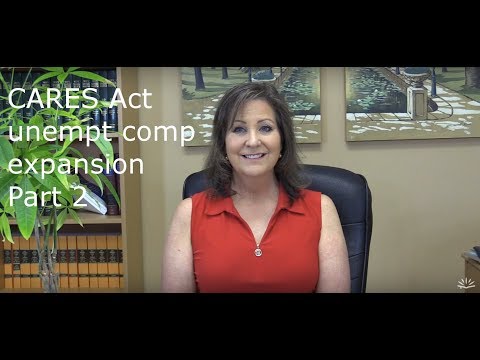 Expanded unemployment benefits - part 2 CARES Act