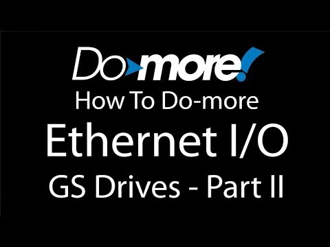 BRX Do-more PLC Ethernet I/O - GS Drives Advanced from AutomationDirect
