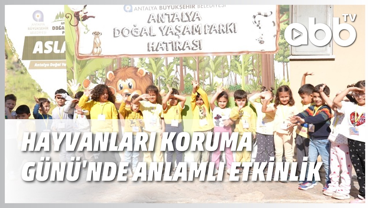 HAYVANLARI KORUMA GÜNÜ'NDE ANLAMLI ETKİNLİK