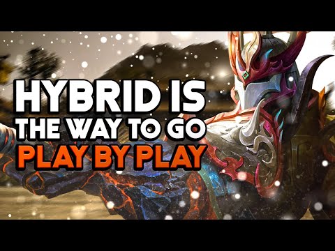 WHY YOU SHOULD GO HYBRID OVER FULL DAMAGE Play by Play - Smite