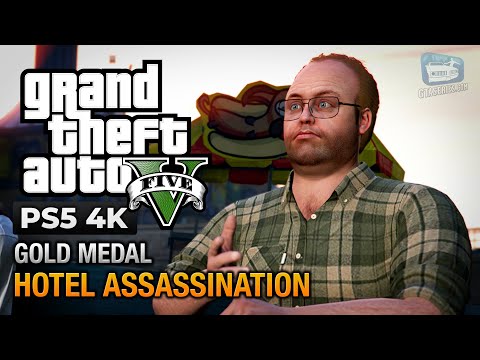 GTA 5 PS5 - Mission #40 - Hotel Assassination [Gold Medal Guide - 4K 60fps]