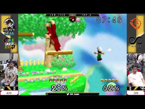 LGB - Alvin (Donkey Kong) Vs. Zero (Luigi, Donkey Kong) SSB64 - Losers Quarters