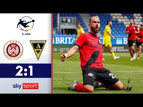 Torschützenkönig entscheidet Spiel! | SV Wehen-Wiesbaden - Alemannia Aachen | Highlights - 3. Liga