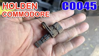 TROUBLESHOOTING / FIXED C0045 HOLDEN COMMODORE