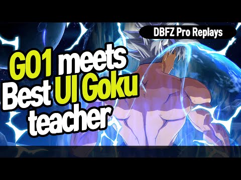 【DBFZ】 GO1 meets the best UI Goku teacher!! GO1 vs kawamatsu 【DBFZ Pro Replays】