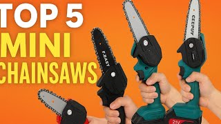 Top 5 Best Mini Chainsaws 2025 🔥 Powerful, Portable & Cordless Chainsaws Review