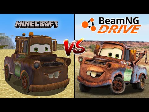 Minecraft Tow Mater VS BeamNG Drive Tow Mater - WHO IS BEST?