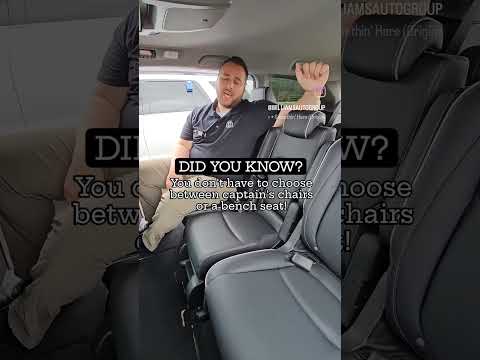Captain's Chairs or Bench Seat? How About Both?!
