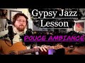 Gypsy Jazz guitar lesson - Douce Ambiance