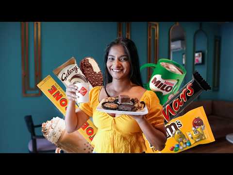 මගේ ආසම food challenge එක 💝 - Eating Chocolate All Day🍫