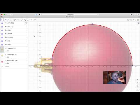 Vídeo: Modelización dunha bóla de Nadal con GeoGebra