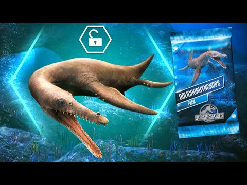 NEW UNLOCK DOLICHORHYNCHOPS TODAY | JURASSIC WORLD THE GAME