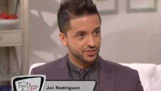 Jai Rodriguez sings and tawks on the Fran Drescher show
