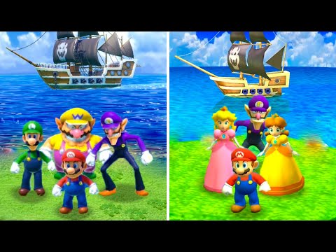 Mario Party Superstars - New VS Original Minigames Full Comparison