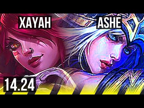 XAYAH & Lulu vs ASHE & Maokai (ADC) | KR Diamond | 14.24
