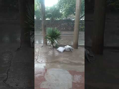 Fuerte lluvia en Las Heras, Mendoza 16:16 hs