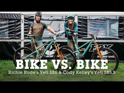 27.5 vs 29 - Bike vs. Bike - Richie Rude's Yeti SB6 or Cody Kelley's Yeti SB5.5