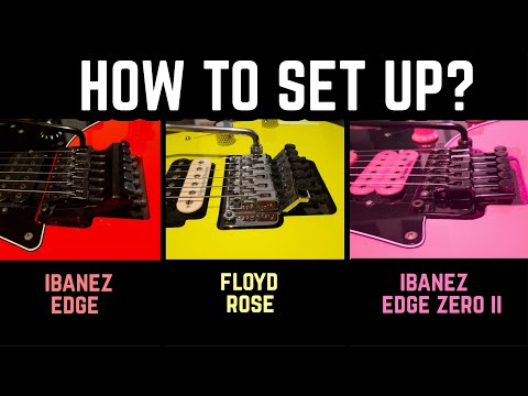 Floating Bridge Guitar | setting up 3 different guitar tremolos