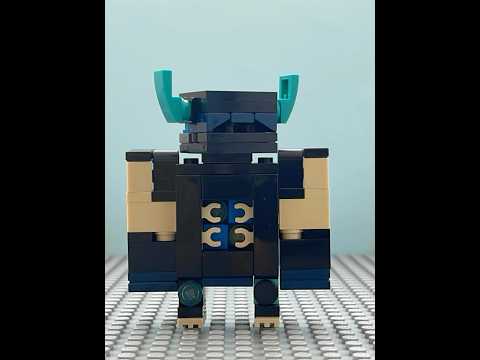 How 2 build a custom Lego Minecraft Warden! #lego #legominecraft #legostopmotion #legomoc #minecraft