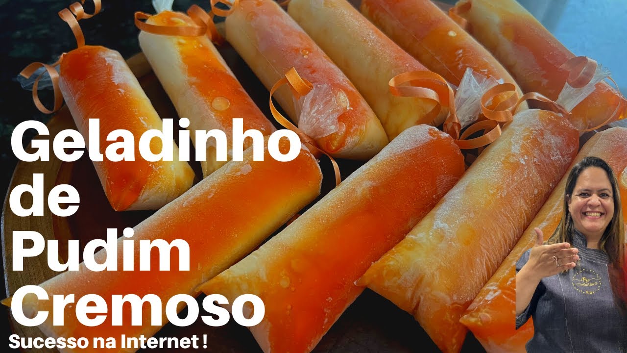 Geladinho de Pudim Cremoso - Sucesso na Internet