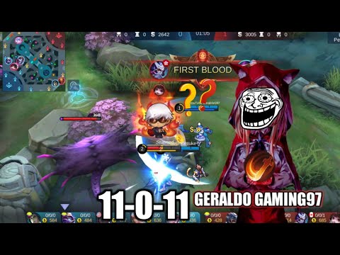 No mercy fast rotation/ Mythic Rank Full game play / Geraldo Gaming97 /MLBB Ruby lovers must watch!