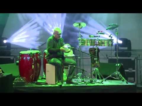 "Pulse" in Concert: Manni von Bohr (Drum), Hakim Ludin (Percussion) in  Saarbrücken (Germany)