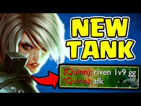 RIVEN IS LEGIT UNKILLABLE WITH THIS BUILD! (1V5 EASILY) - League of Legends