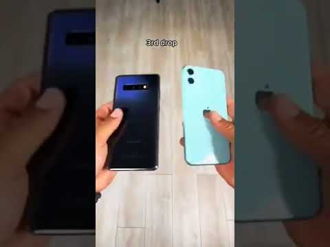  Samsung Galaxy s10 vs iphone 11 drop Test