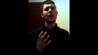 Tyron singing sorry seems to be the hardest word