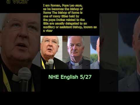 'I am Roman, Pope Leo says, as he becomes the bishop of Rome #news #headlines #NHE The bishop of Ro