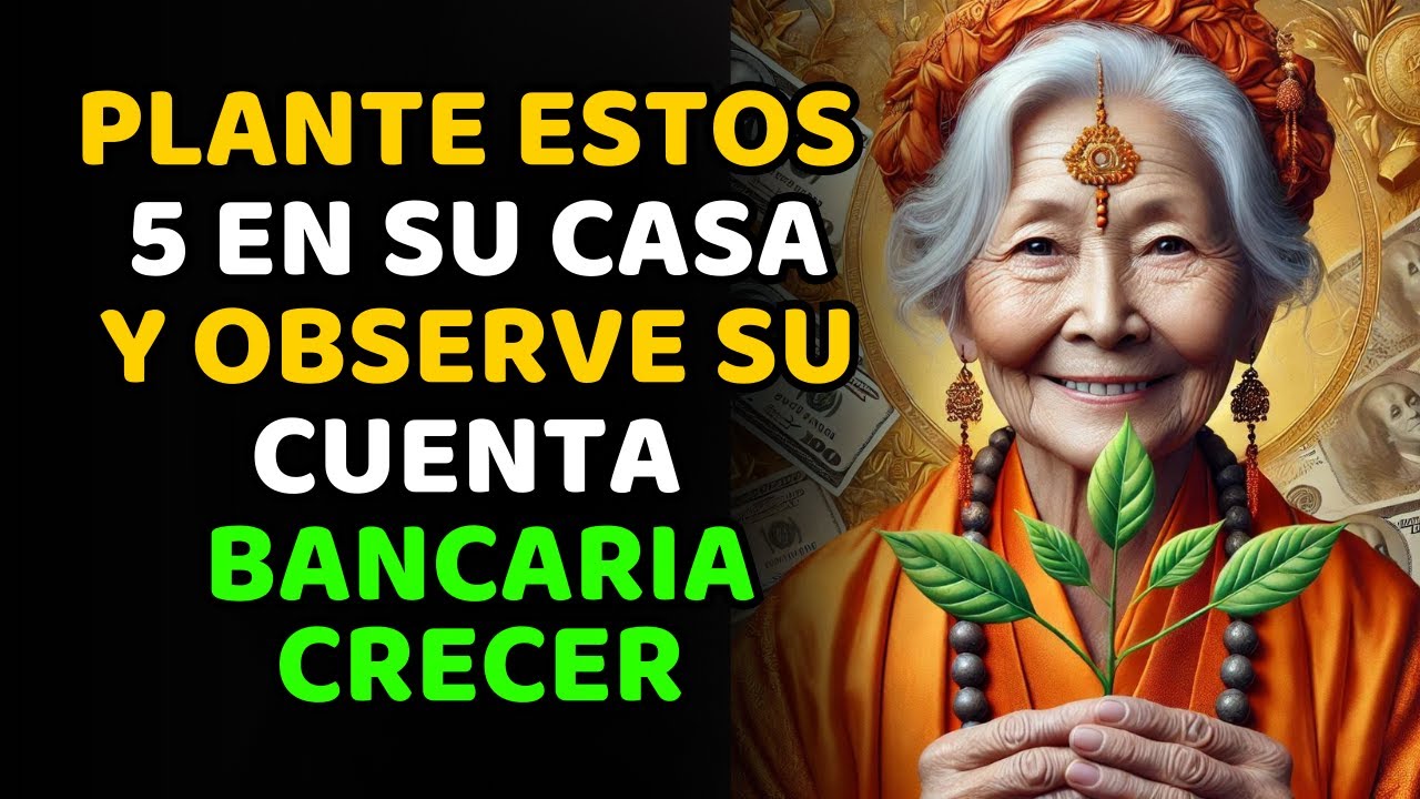 ¡SEA RICO! 5 PLANTAS MÁGICAS que ATRAERÁN INSTANTÁNEAMENTE la RIQUEZA a tu vida | SABIDURÍA BUDISTA