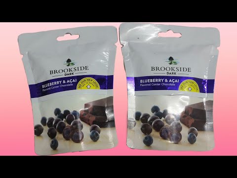 Brookside dark blueberry n acai opening #shorts | dark chocolate | mouth watering video