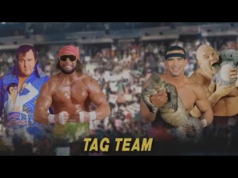 1987 March 7 - WWF - Randy Savage & Honky Tonk Man vs George Steele & Ricky Steamboat