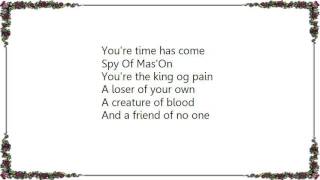 Grave Digger - Spy of Mas&#39; On Lyrics