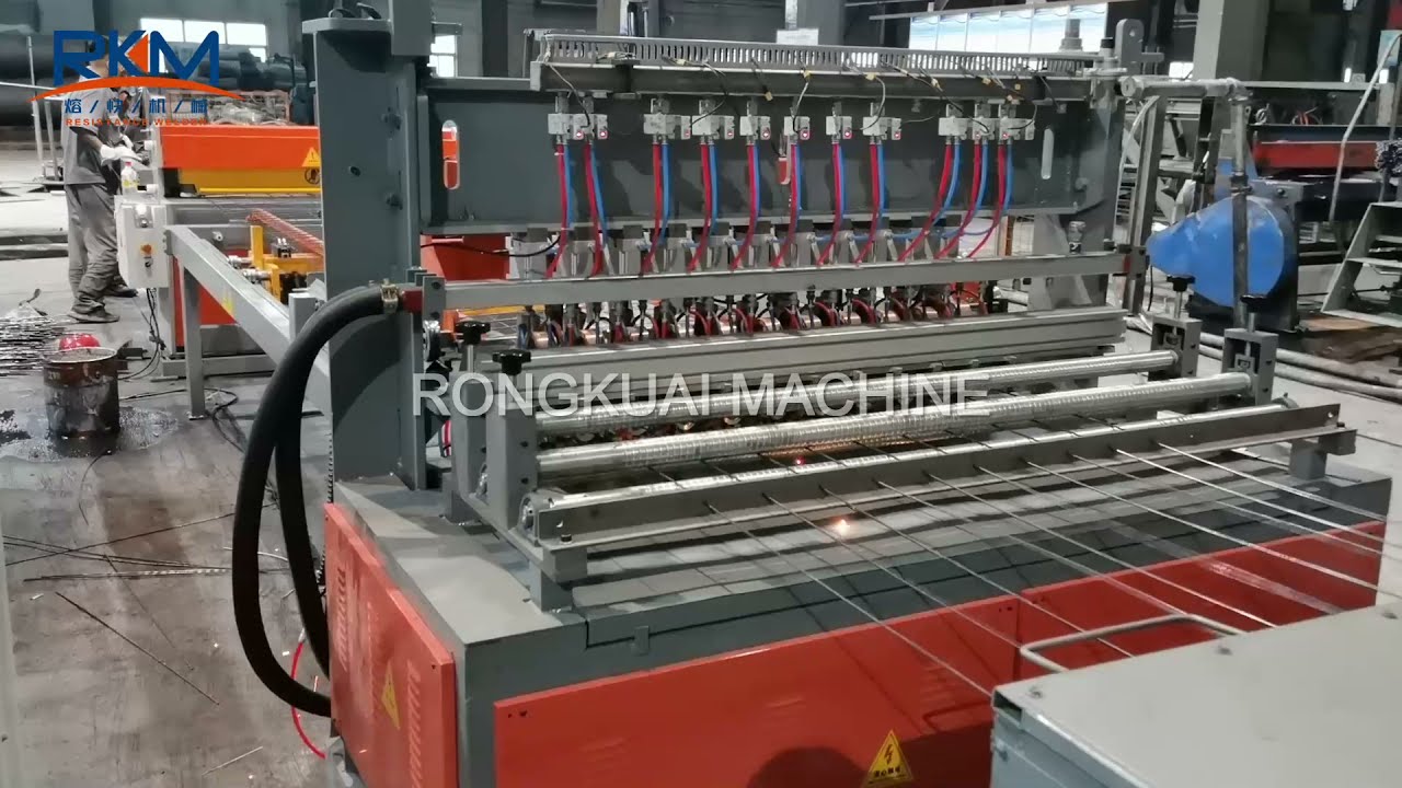Automatic Welded Panel Wire Mesh Machine---RKM Machinery