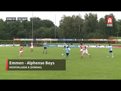 Samenvatting Emmen - Alphense Boys (Hoofdklasse A, zondag)