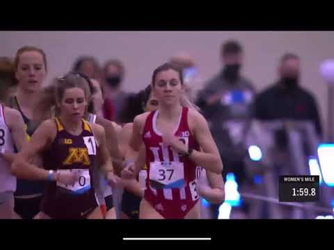 Women’s Mile Final | 2021 B1G 10 Indoor Track & Field Championships Feb. 27
