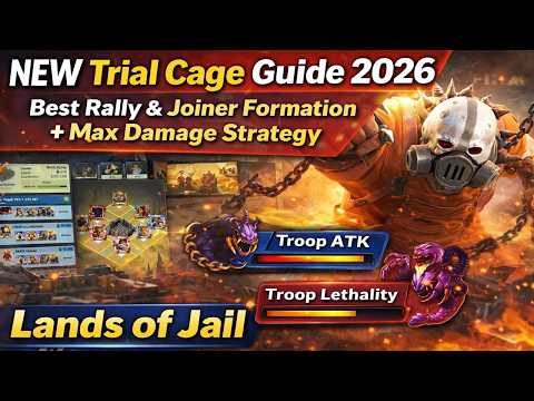 NEW Trial Cage Guide 2026 – Best Rally & Joiner Formation + Max Damage Strategy | Lands of Jail