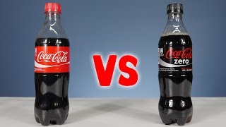 Coca Cola vs Coca Cola Zero - Science Experiments with Coca-Cola by Home Science