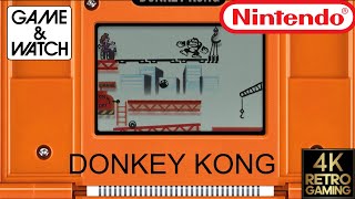 Donkey Kong Game & Watch 4k Gameplay